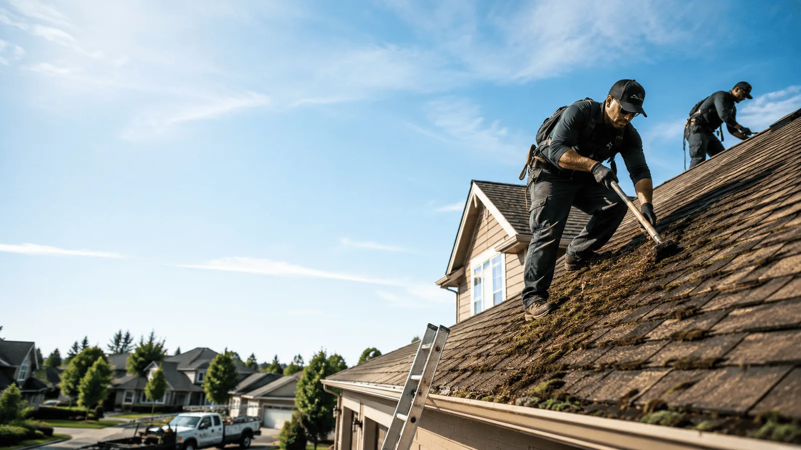 Roof Moss Removal in Scotland, CT near me